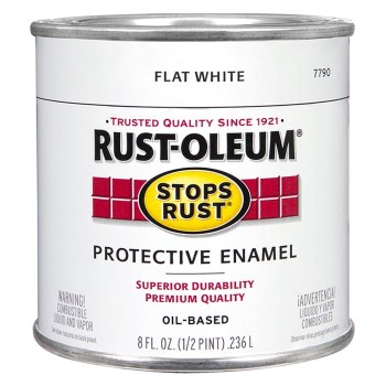 Protective Enamel, Flat White - 1/2 Pint