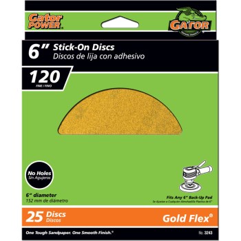 25pk 6 120g Sand Disc