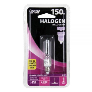 Light Bulb, Mini Candelabra Clear 120 Volt 150 Watt 