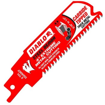 Freud/diablo Ds0408cf Diablo Carbide Tipped Reciprocating Saw Blade ~ 4"