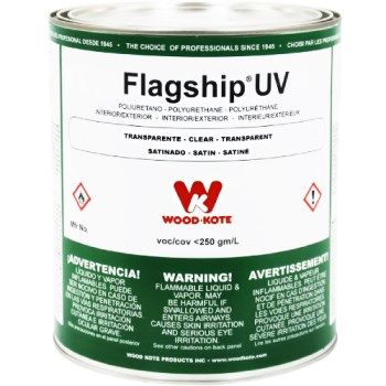 Flagship Marine Finish Polyurethane, Satin - Quart