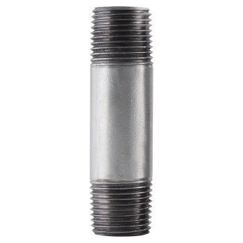 Pipe Nipple, Galvanized Steel - 3/8" x 5-1/2"