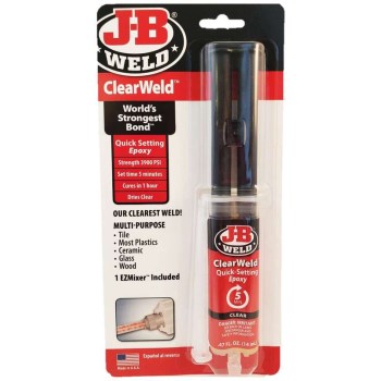 J-B Weld 50114H 50114 14ml Clearweld Syringe