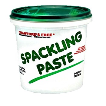 Spackling Paste,  Interior/Exterior Vinyl ~ 1/2 Pint