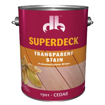Superdeck/duckback 19014 Transparent Stain, 350 Voc - Cedar ~ Gallon
