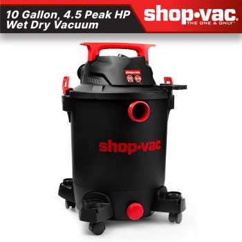 Shop-Vac Wet/Dry Vacuum - 10 Gal, 4.5 Peak HP