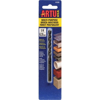 Drill Bit, Multi-Purpose - 1/4" x 4-1/4"