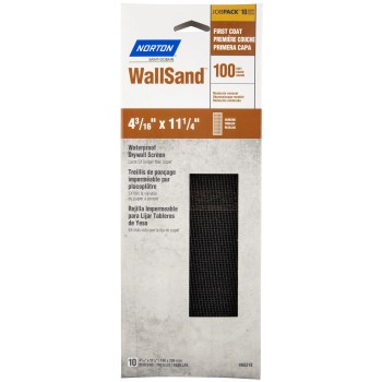 Norton WallSand Drywall Sanding Screen - 100 Grit, 10pk