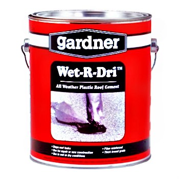 Gardner-gibson 0371-ga Plastic Roof Cement, Wet-r-dri ~ Gallon