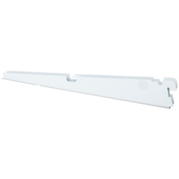 Organized Living 7913-1412-11 Freedom Rail Shelf Bracket, White ~ 12"