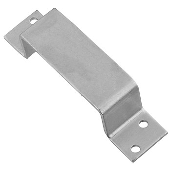 National 100743 Barn Door Closed Bar Holder, Zinc ~ 6.4" x 1.5"