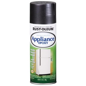 Appliance Epoxy Spray Paint, Gloss Black - 12 oz