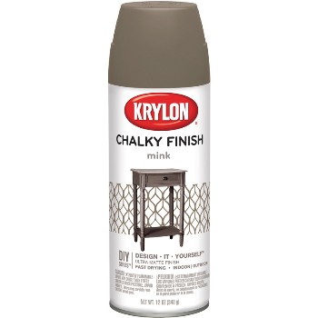 Chalky Finish Spray Paint,   Mink ~ 12 oz Cans