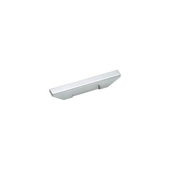 Pull - Contemporary Sleek Brushed Chrome - 3 inch