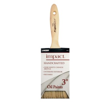 Linzer White Chinese Bristle Paint Brush - 3"