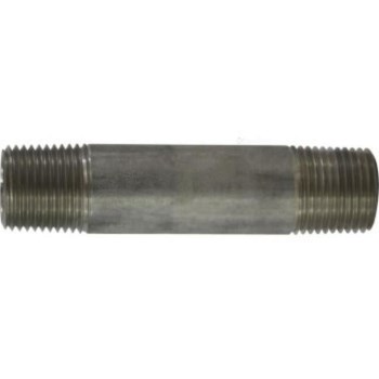 Stainless Steel Pipe Nipple - 1/2" x 4"