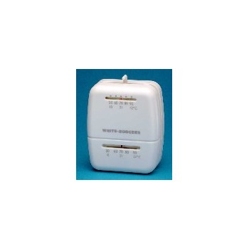 White Heat Only Thermostat, 12 -  24 Volts  50 - 90 degrees