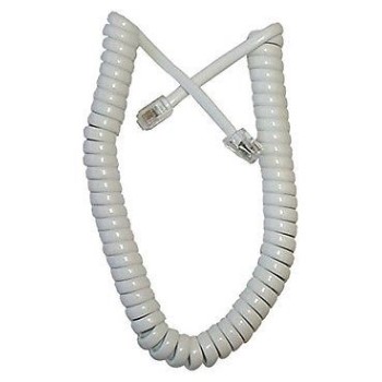 Black Point Prods Bt-083 White 7ft. Handset Cord