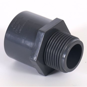 1-1/4 Schedule 80 Slip x MPT Male Adapter