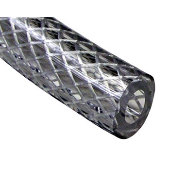 Braided Vinyl Tubing - 5/8" ID x 7/8" OD x 75 Ft