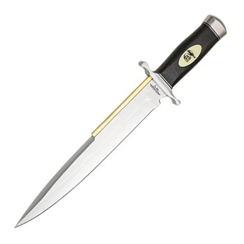 Gil Hibben Expendables 2 Toothpick Bowie, Hardwood, w/Sheath