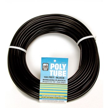 Dial Mfg 4325 1/4x1000 Blk Poly Tube
