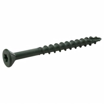 Grip-Rite Exterior Screw, Green - #9 x 2-1/2", 25 Lb