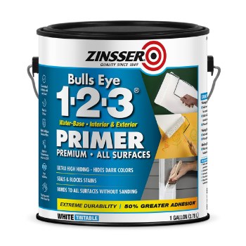 Zinsser Bulls Eye 1-2-3 Water Base Primer  White   1 Gal