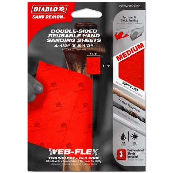 Diablo Sand Demon Double-Sided Sheet, Medium - 3pk