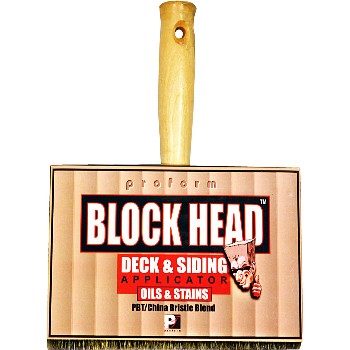 Block Head Stain Brush - 7"