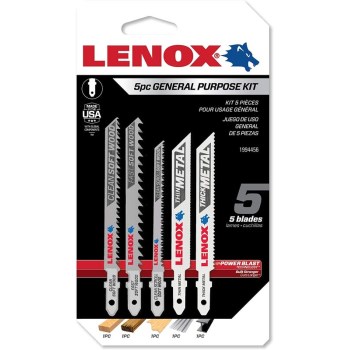 Lenox (Stanley Black & Decker) 1994456 5pc T Jig Blade Set