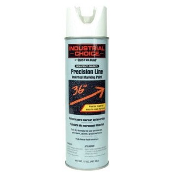 Rust-oleum 203030 Inverted Marking Paint ~ White, 17 Oz Spray