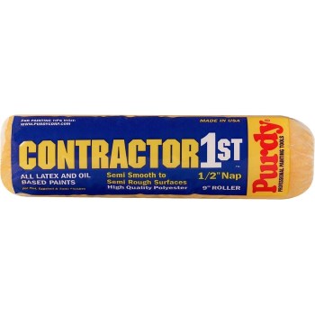 Purdy Contractor 1st Roller Cover - 9" x 1/2" Nap