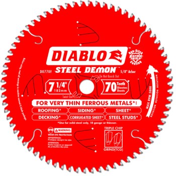 7-1/4" 70T Metal Blade