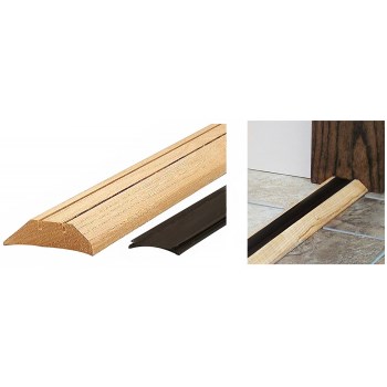 M-D Bldg Prods 11783 Low Hardwood Threshold w/Vinyl Insert ~ 36"