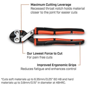 Crescent 8-1/2" Compact Wire and Bolt Cutter
