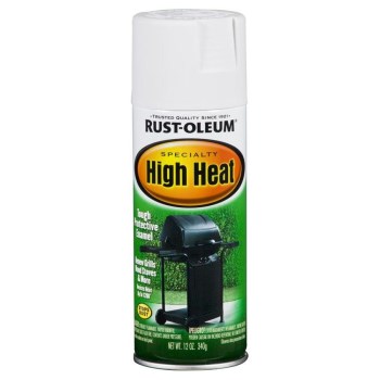 Rust-Oleum Specialty High Heat Spray Enamel - White, 12 oz