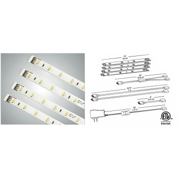 JIB Under Cabinet LED Lighting Strips ~ 10"