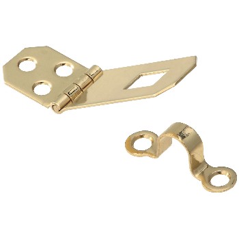 Hasp, Solid Brass ~ .75" x 2.75"