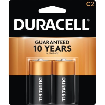 Duracell Coppertop C Alkaline Batteries - 2-Pack