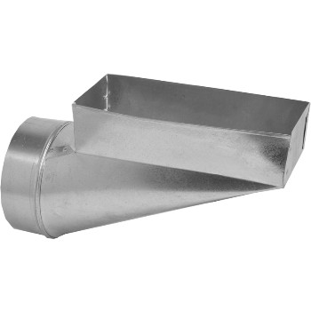 Gray Metal Prods 12X4X6-112R Galv End Boot