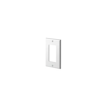 Decora 1-Gang Wall Plate - Standard, White