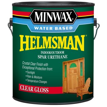 Minwax Water Based Helmsman Spar Urethane, Gloss - Gallon