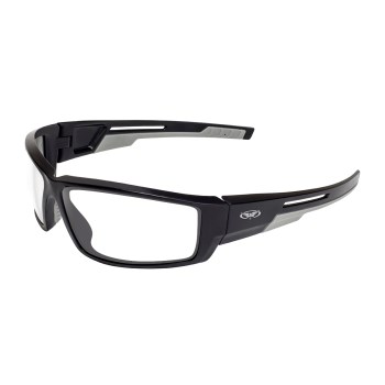 Sly 88 Safety Glasses, Black - Clear Lens