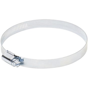 Dryer Vent Clamp, Metal, Silver - 1-1/2" to 3-3/4"