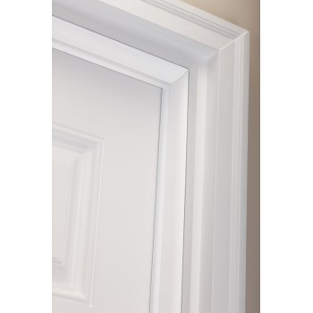 M-D Vinyl Clad Wood Door Stop  White   36" x 84"