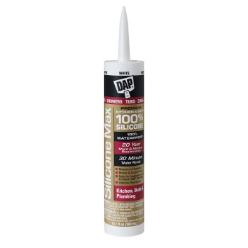 Silicone Max Sealant, White - 10.1 oz