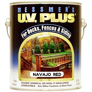 Messmers   MS-601-1 UV Plus Stain,  Navajo Red ~ Gallon