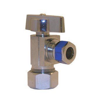 Ball Valve Angle Stop - 5/8 x 3/8 - 1/4 turn