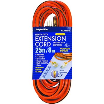 World & Main/Cranbury  150191 Lighted End Cord ~ 25 ft.